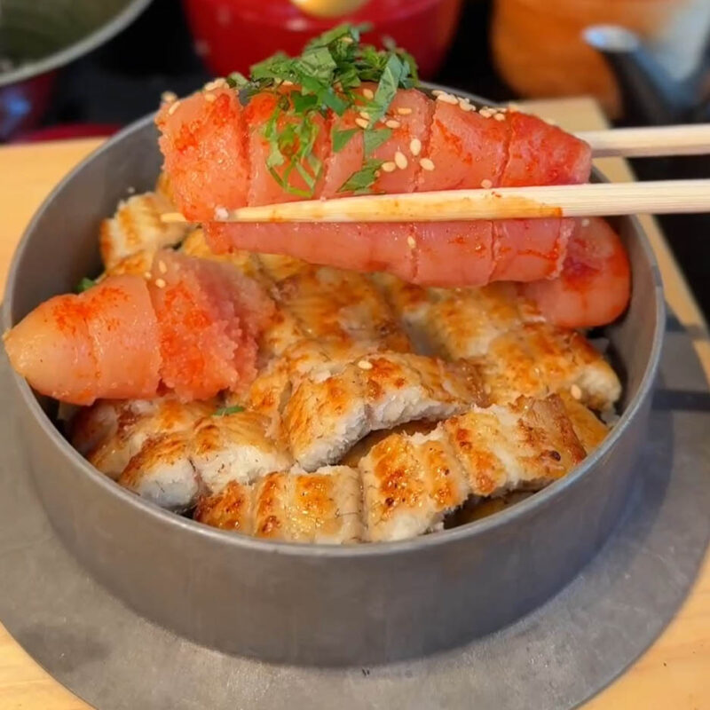 大濠うなぎ 明太白釜まぶし