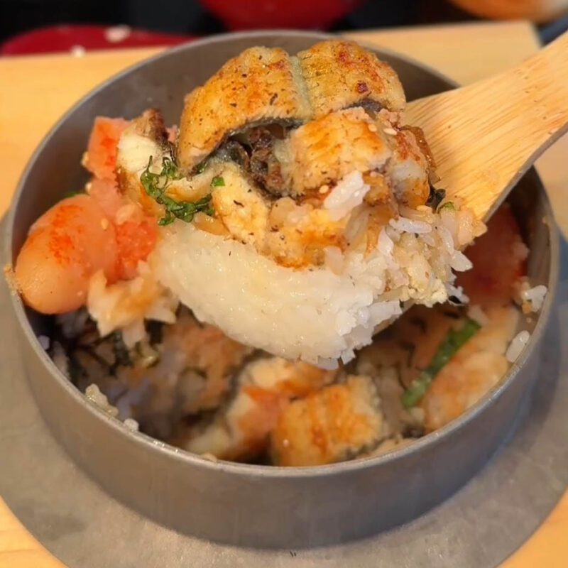 大濠うなぎ 明太白釜まぶし