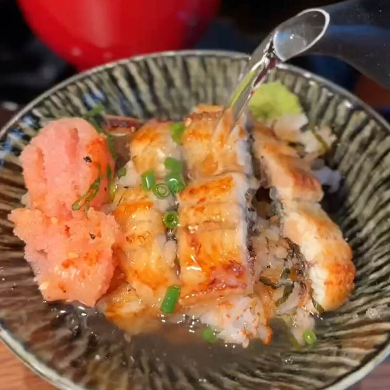 大濠うなぎ 明太白釜まぶし