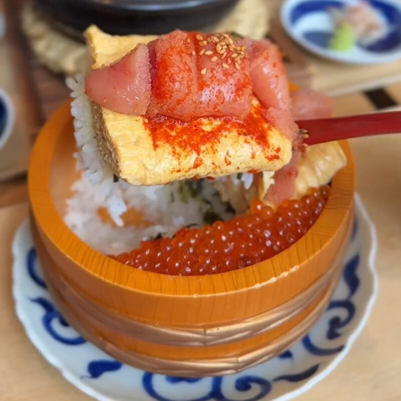うお田 明太いくら玉子焼き丼