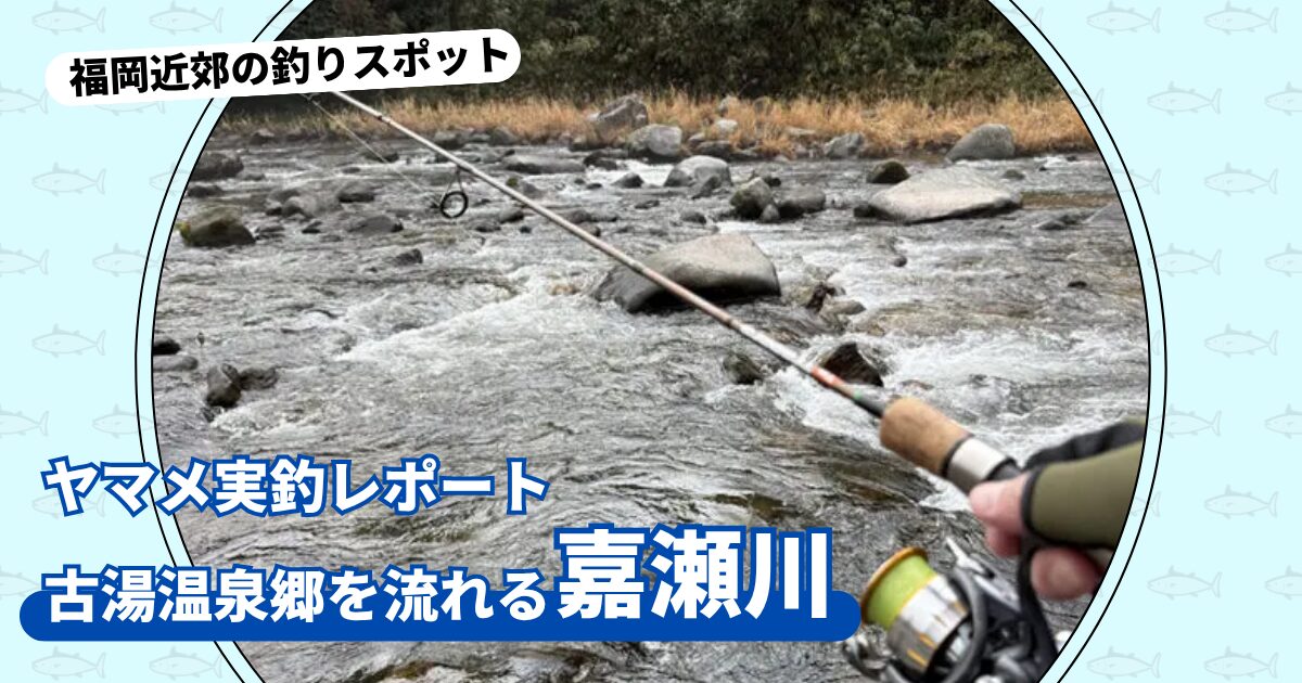 釣りスポット：「嘉瀬川」実釣レポート