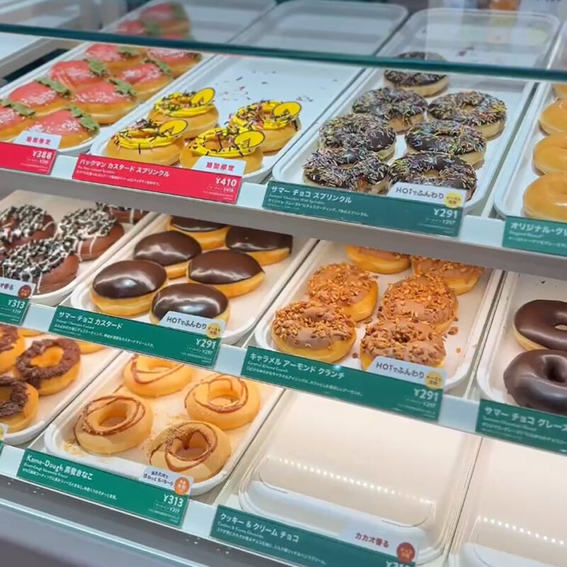 クリスピー・クリーム・ドーナツ キャナルシティ博多店のショーケース