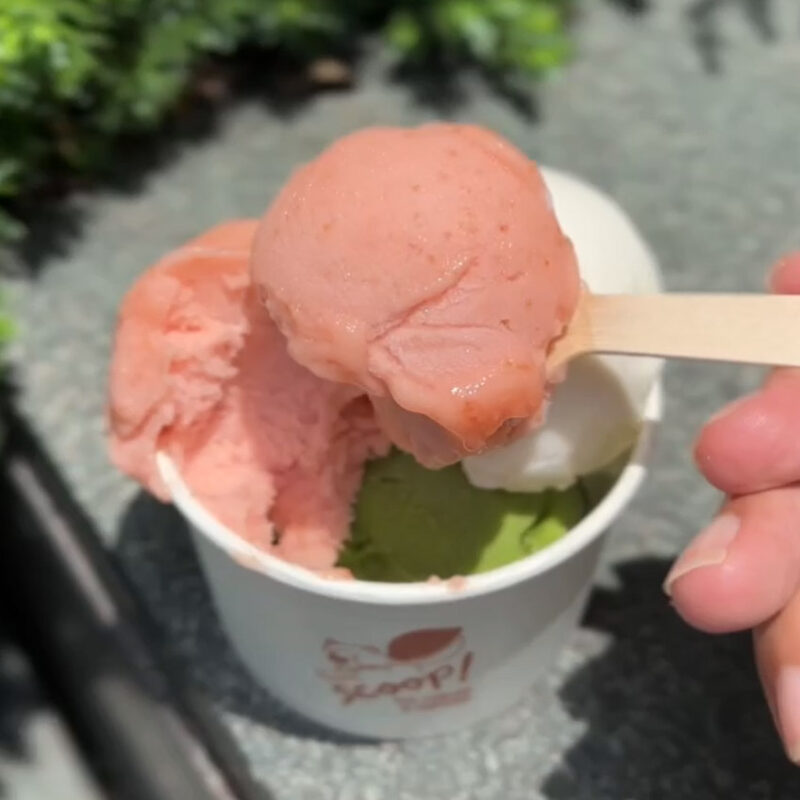 Scoop! ice cream&coffee アイスいちご