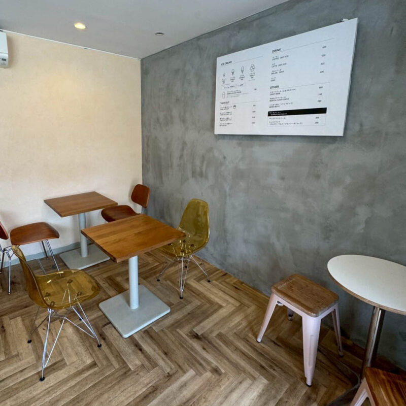 Scoop! ice cream&coffee 店内