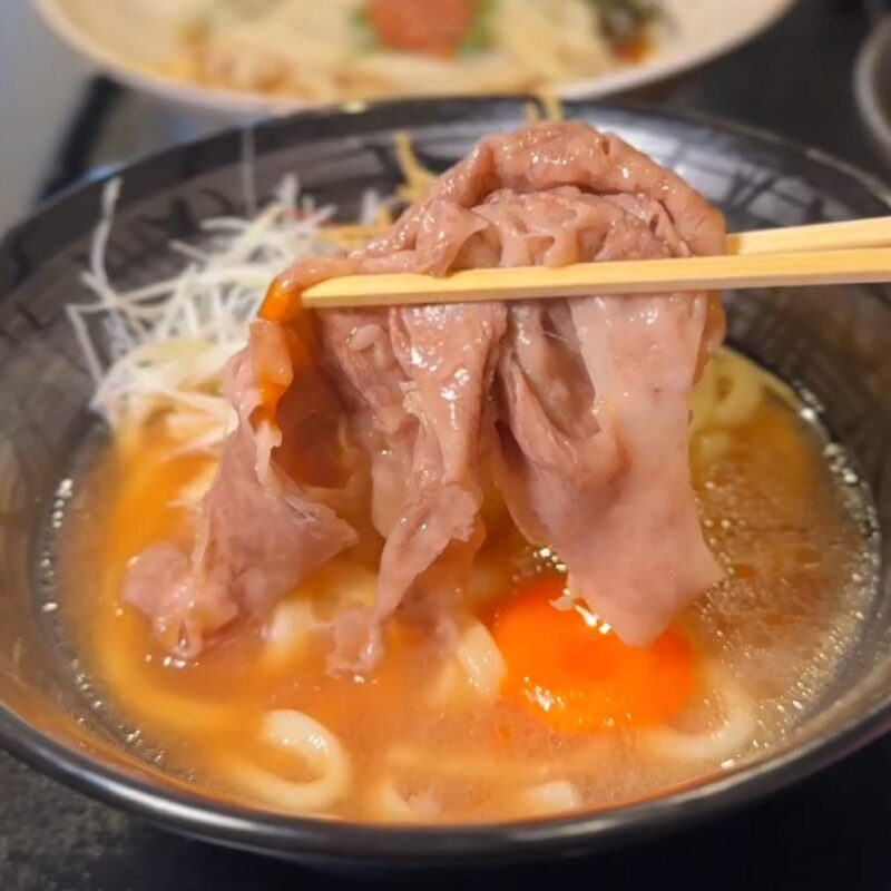 麺屋こみや 肉うどん 佐賀牛