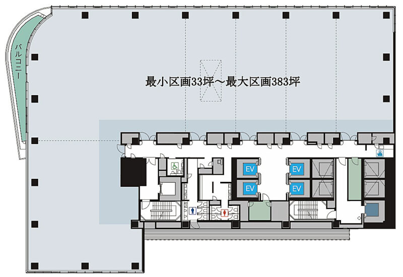 天神エリアで最高層113mの天神住友生命FJビジネスセンターが6月末に完成【福岡市中央区】