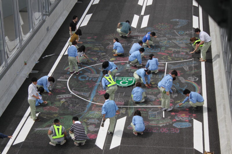 都市高速での授業2013年