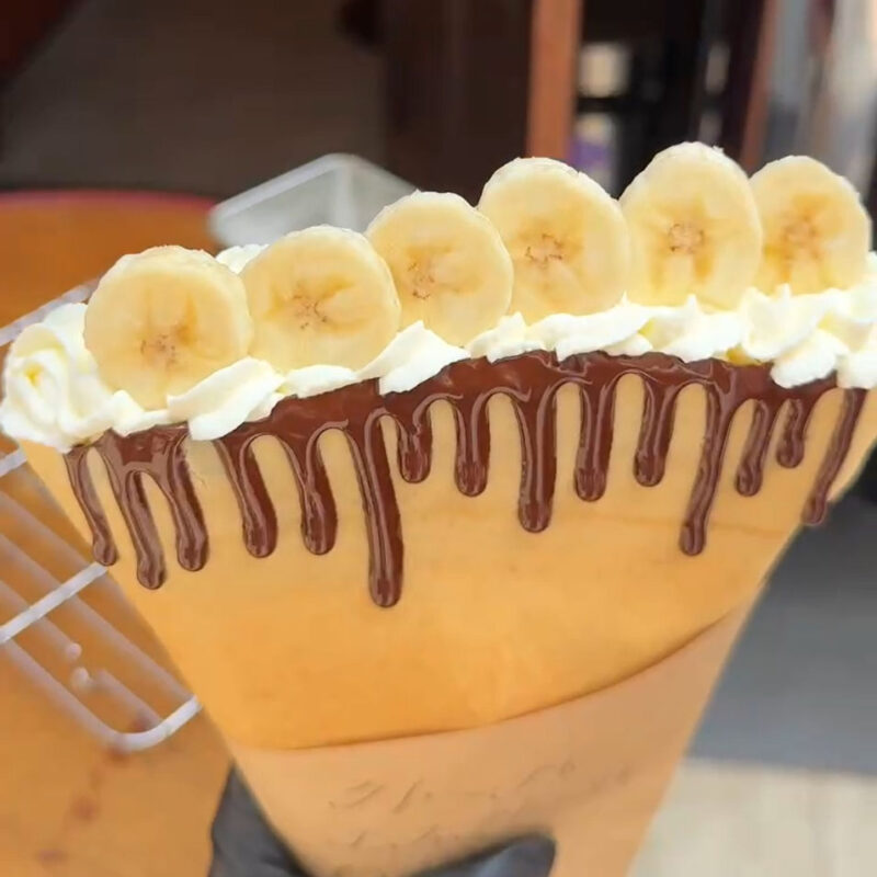 クレープとエスプレッソといくら チョコメルトバナナ