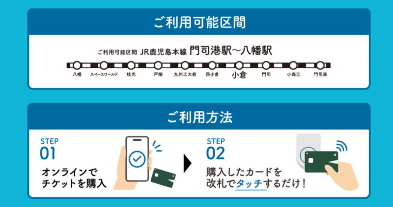 タッチ決済で乗り放題になる区間一覧