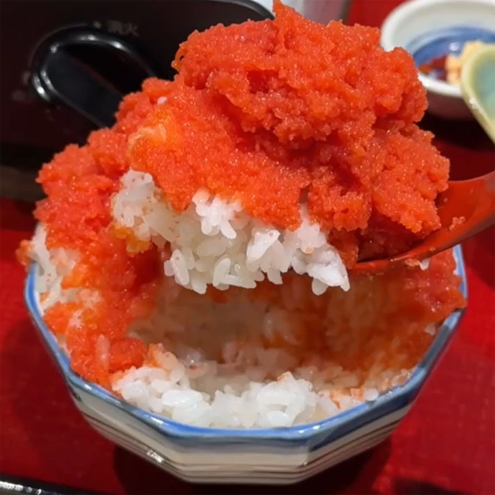 博多の名物料理 喜水丸 明太子食べ放題