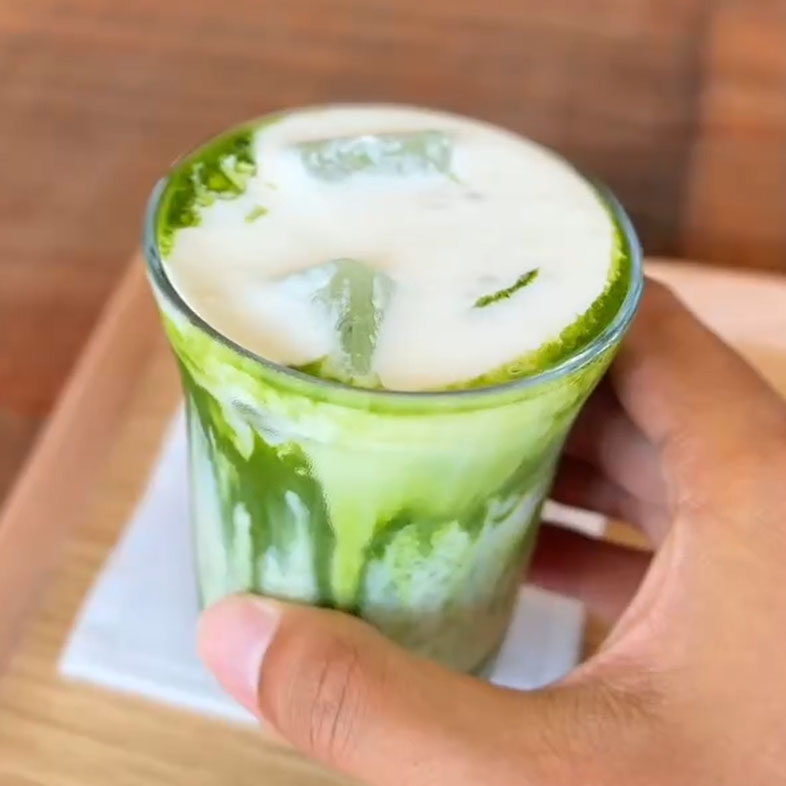 Niwa Fukuoka 八女抹茶クリームラテ
