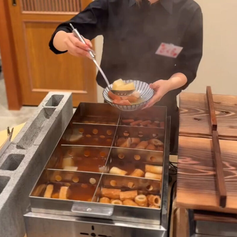 博多炉ばた 鮮魚と蕎麦 炉庵 おでん食べ放題