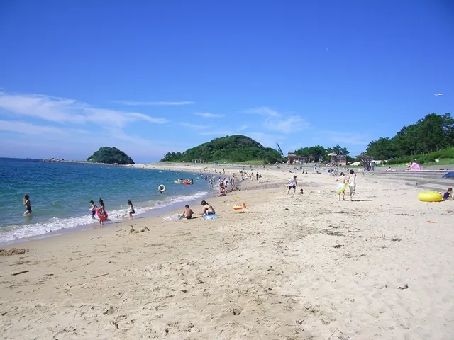 志賀島の砂浜
