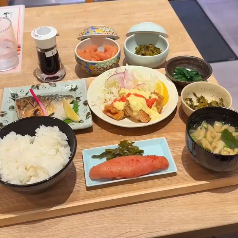 博多めんたいやまや食堂 定食
