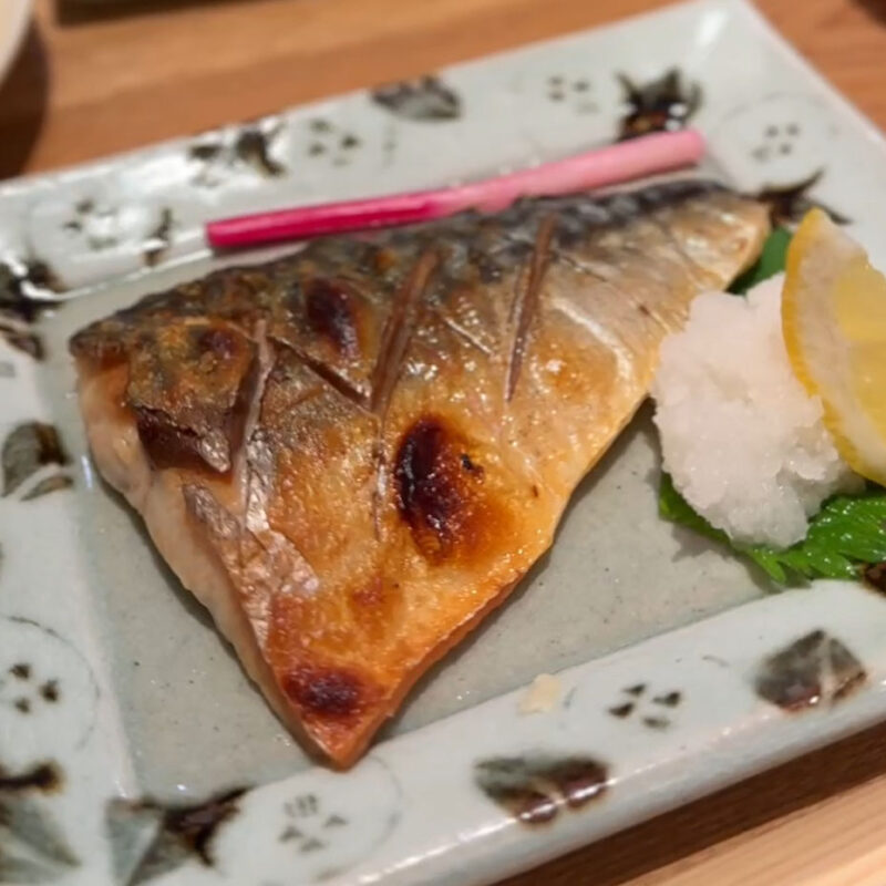 博多めんたいやまや食堂 サバの塩焼き