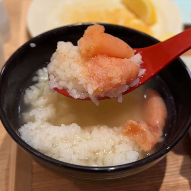 博多めんたいやまや食堂 明太茶漬け