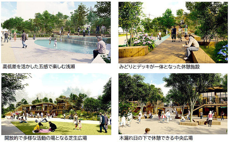 博多駅近くの音羽公園がパークPFIで〝公園全体が森〟になる【福岡市博多区】
