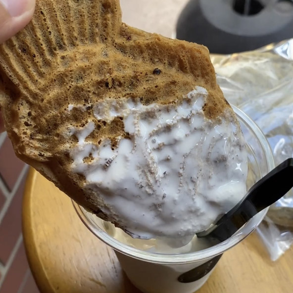 博多ひいらぎ たい焼きソフトクリーム