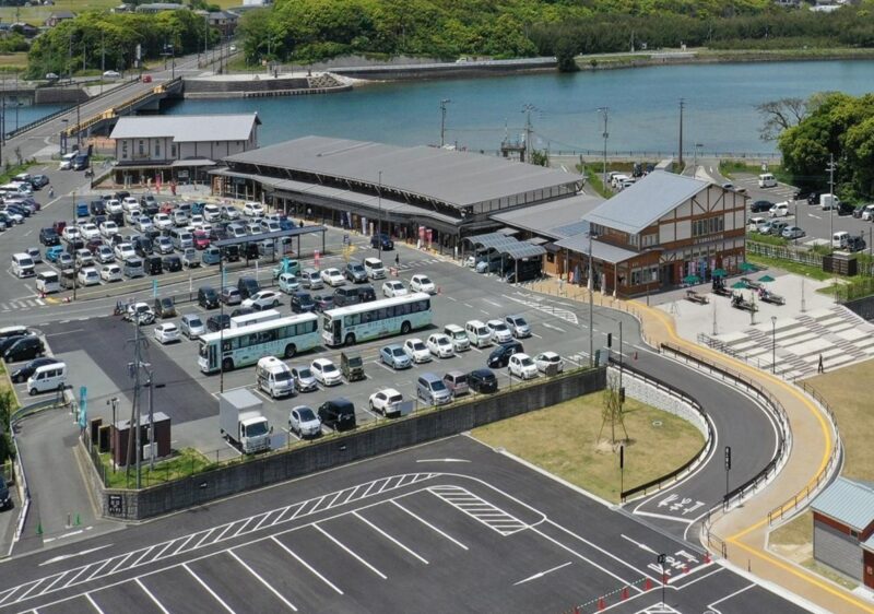 道の駅むなかた_空撮画像