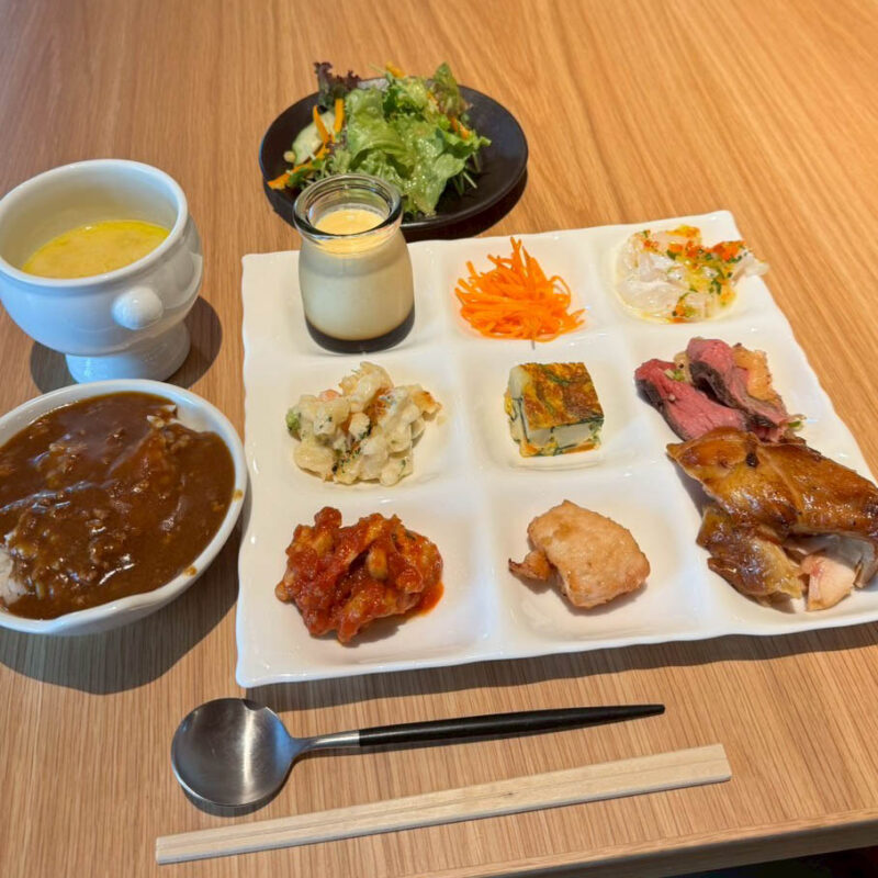 グランピング五感 ランチビュッフェ