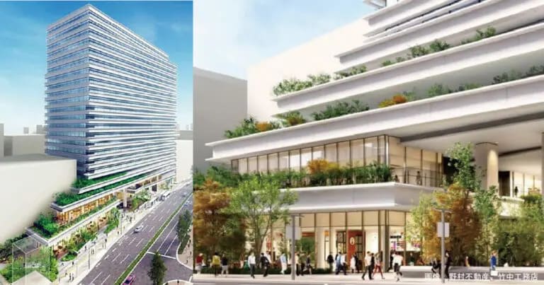 福岡天神センタービルを高さ106ｍ・21階建てビルに建替【福岡市中央区】_アイキャッチ画像