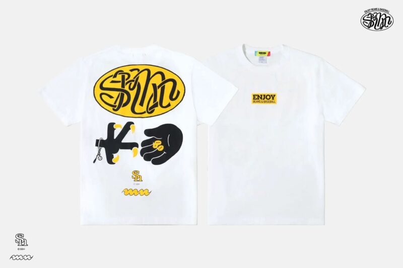 ENJOY B&B Tシャツ WHITE