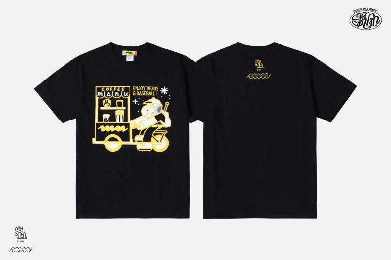 Messenger Dog Tシャツ（WHITE、BLACK）