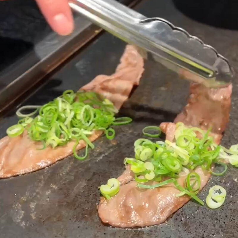 令和七年壱組 牛タンスライスねぎ焼き