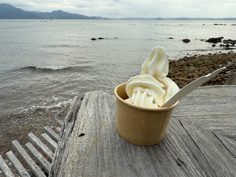塩ソフトクリーム
