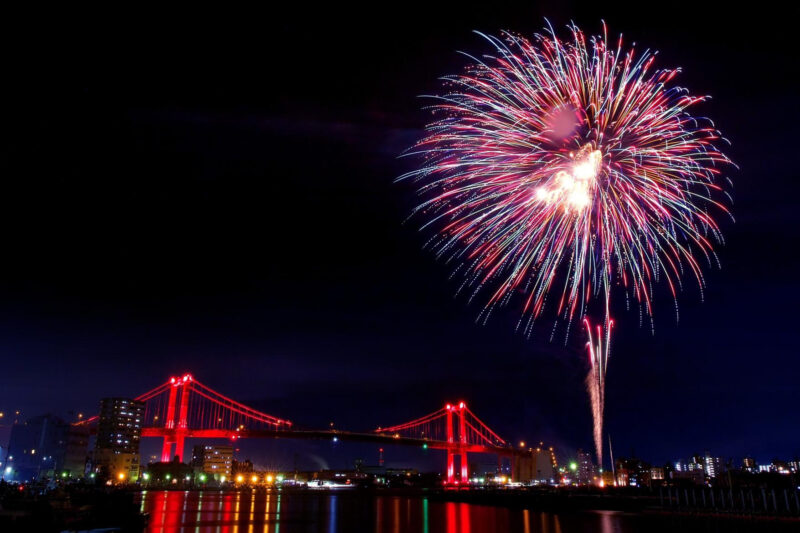 くきのうみ花火の祭典(北九州市)