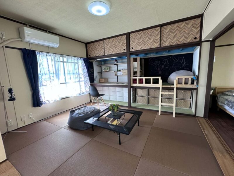 「子どもと楽しくキャンプ&DIY」をテーマにしたモデルルーム。