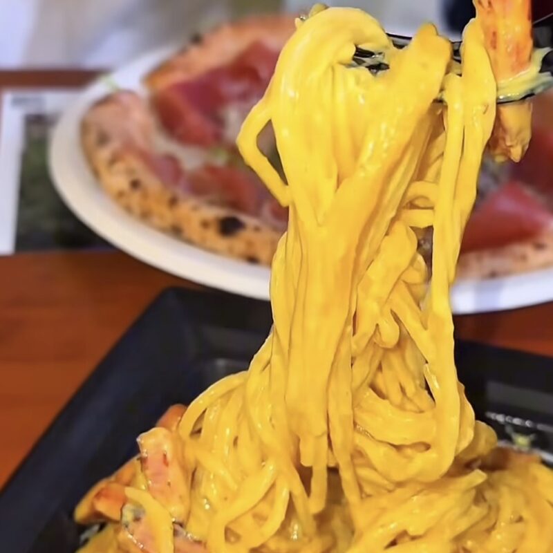 博多クリスマスマーケット2025 濃厚チーズカルボナーラ