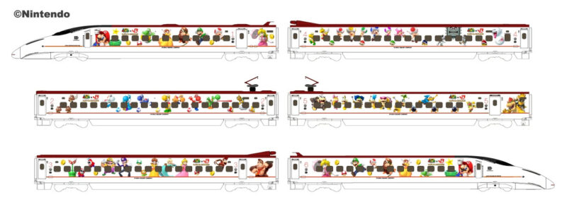 九州新幹線つばめ（800系） マリオと仲間たち