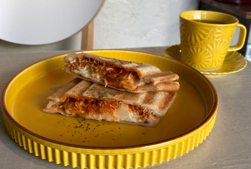 パンちゃんとコーヒー_ホットサンド