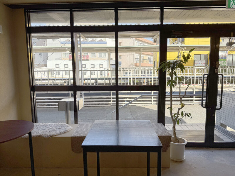 喫茶今日 窓からの風景