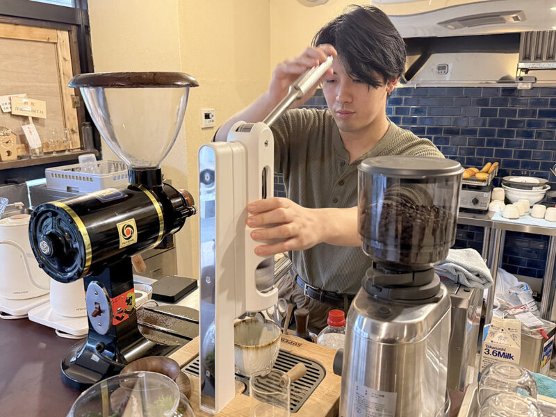喫茶今日 コーヒー抽出