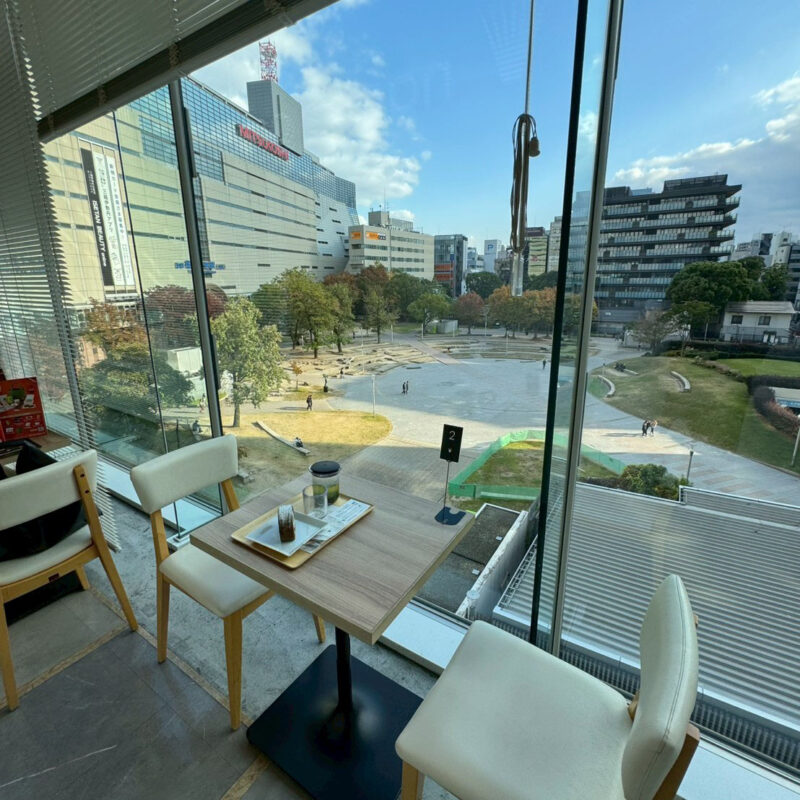 ナナズグリーンティー 天神ソラリアプラザ店 景色