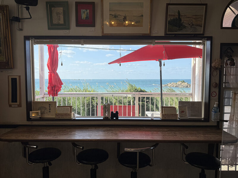 カウンター席からの眺望