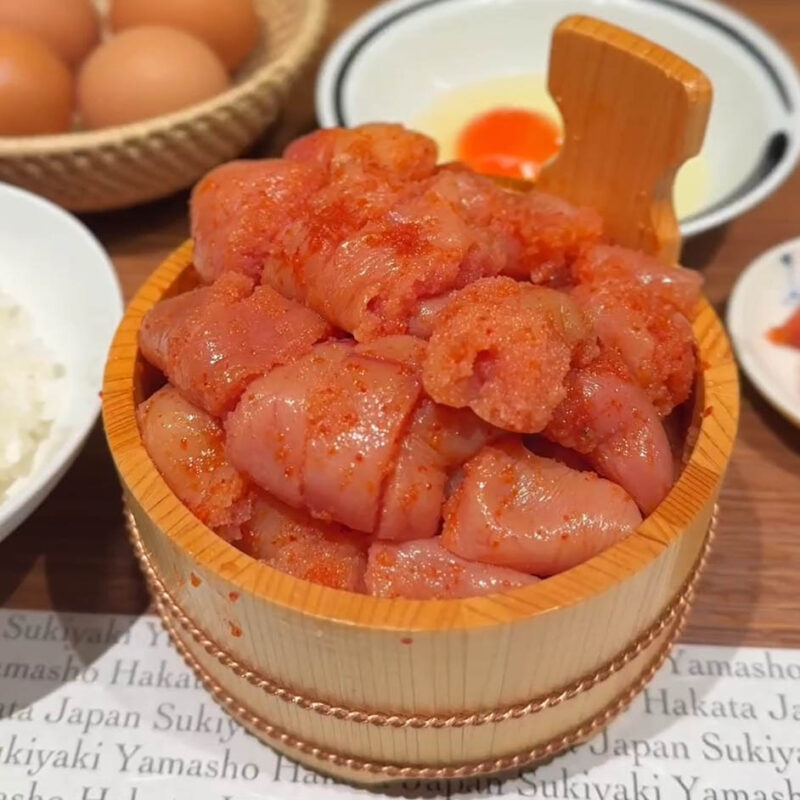 すき焼き山翔 明太子食べ放題