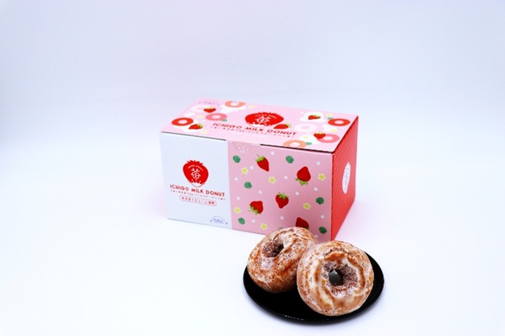 いちごのフレーバーと味わいが楽しめる「いちごミルクドーナツ」