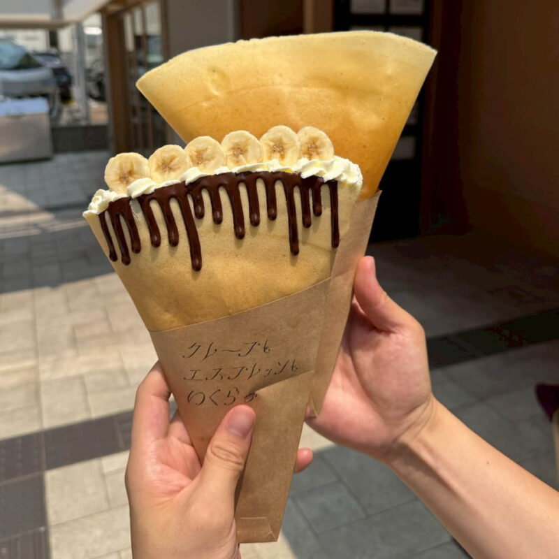 クレープとエスプレッソといくら クレープ