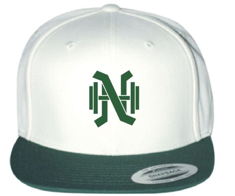 FLEXFITキャップ(CREAM/GREEN)