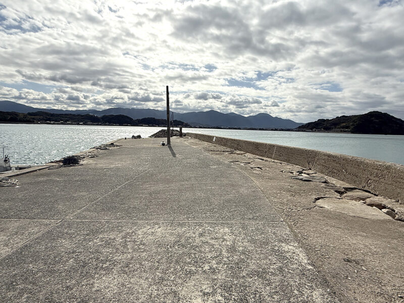 新町漁港の釣り場