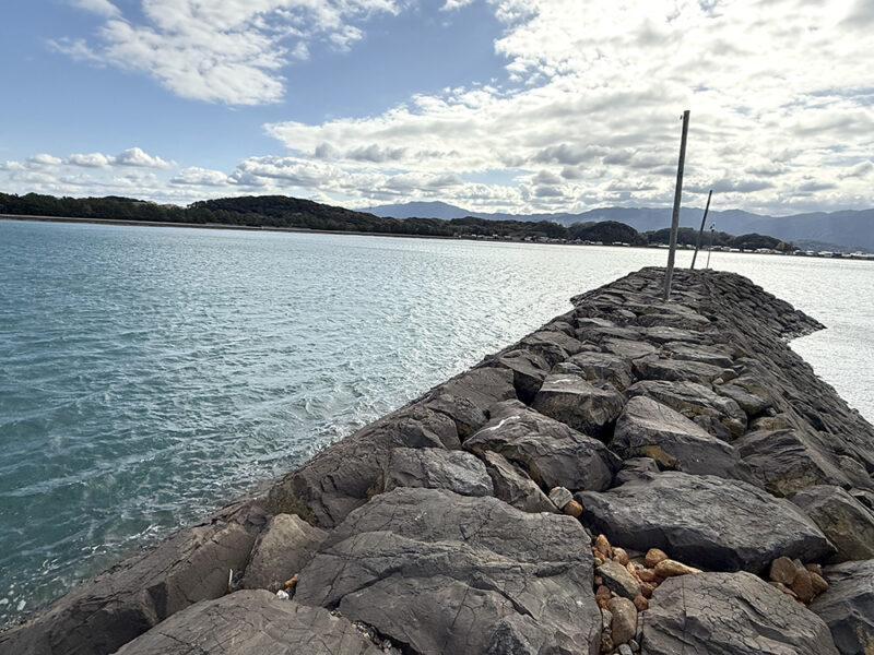 新町漁港の釣り場