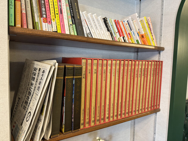 珈琲リズム　書籍コーナー