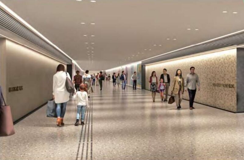 新天町・パルコ街区、地下通路の事業費は約1,890億円を想定