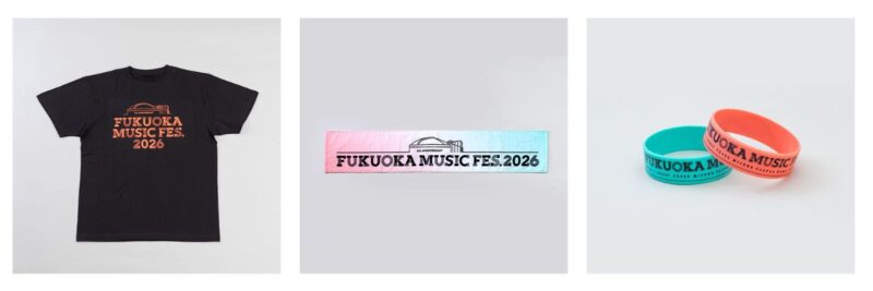 「FUKUOKA MUSIC FES.2026」オフィシャルグッズ