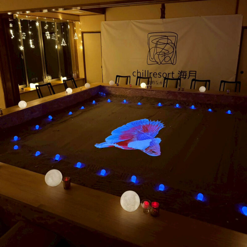 chill resort海月(くらげ) 店内