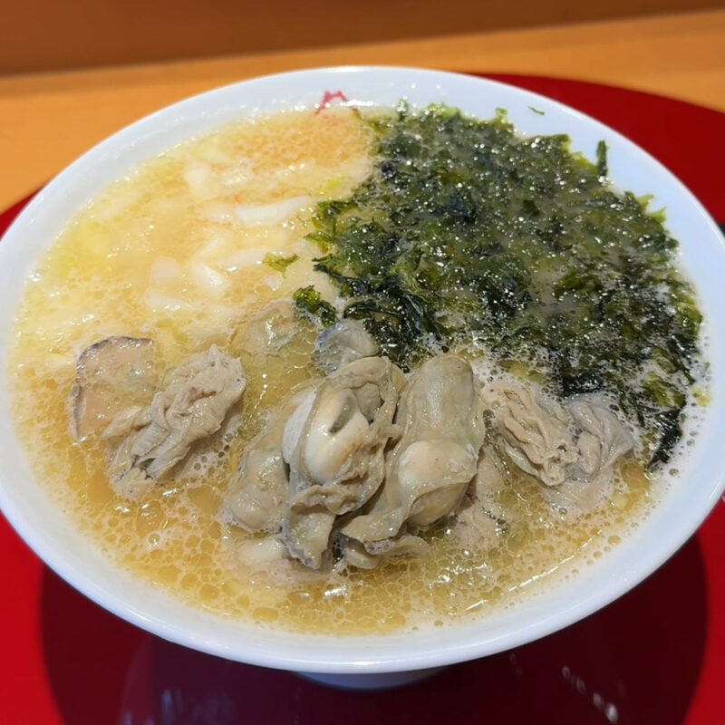 西中洲 御山(みやま) 超濃厚糸島牡蠣白湯ラーメン