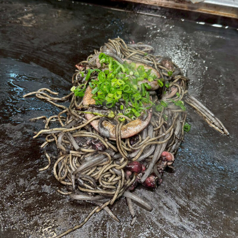 両国だしもんじゃ もんじ 天神大名店 焼きラーメン